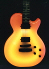 Orange Neon Guitar